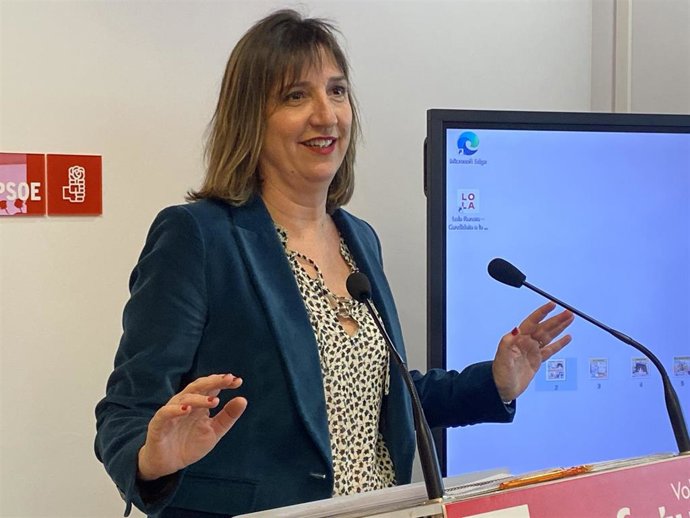 Archivo - La portavozdel del PSOE en el Ayuntamiento de Zaragoza, Lola Ranera.