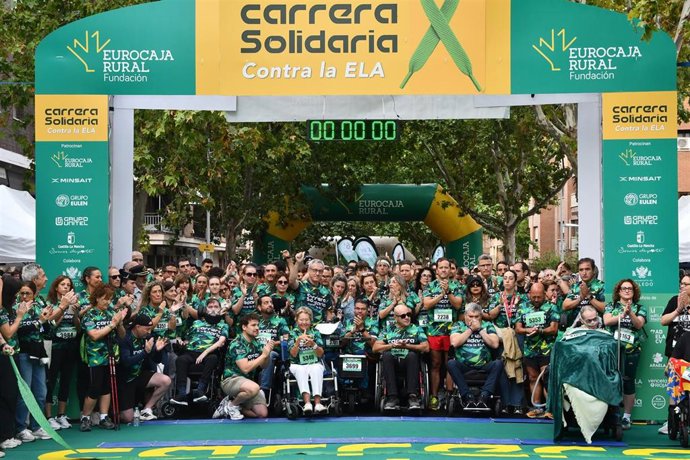 La Carrera Solidaria contra la ELA de Fundación Eurocaja Rural alcanza un nuevo récord superando las 6.700 inscripciones