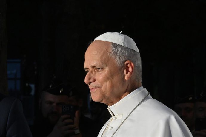 El Papa León XIV durante su viaje apostólico a Francia. 