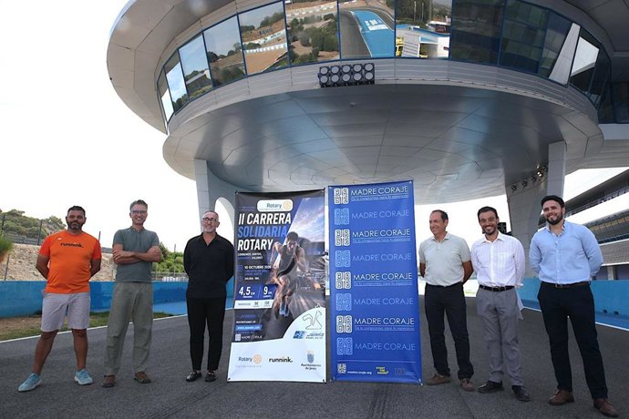 Presentación de la II Carrera Rotary Club que se celebrará en el Circuito de Jerez Ángel Nieto.