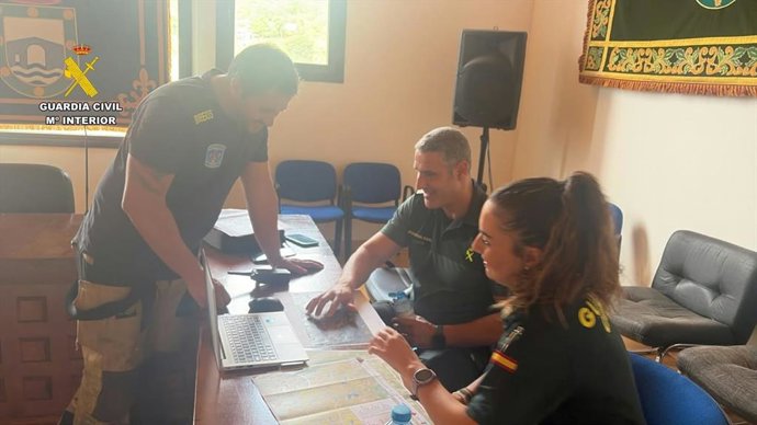 Dispositivo de búsqueda del hombre de 68 años desaparecido en Losar de la Vera (Cáceres), a 4 de octubre de 2026.