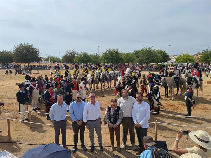 Recreación Histórica de la batalla de Bailén a la que ha acudido el delegado territorial de Turismo, Justicia, Desregulación y Administración Local, Mario Martos.