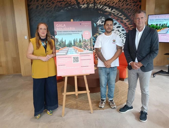 Presentación de la Gran Gala Solidaria de la AECC en la Costa del Sol.