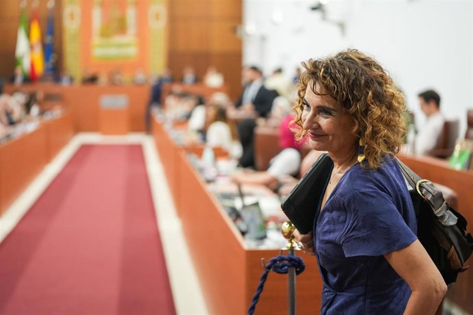 Archivo - La secretaria general del PSOE-A y portavoz parlamentaria socialista, María Jesús Montero.