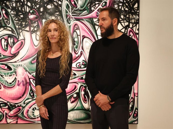 Borja Thyssen y Blanca Cuesta, unidos y emocionados en el Thyssen