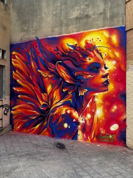 La artista Mariadie se alza con el primer premio de la Liga Nacional de Graffiti en València