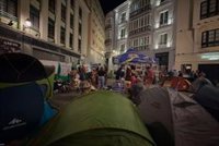 El Sindicato de Inquilinas de Cádiz anuncia que levantan acampada tras la movilización del sábado