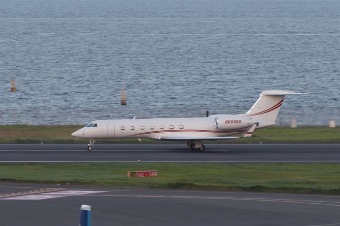 Archivo - Avión privado Gulfstream G500/G550 
