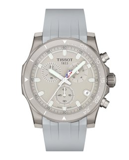 Tissot lanza un nuevo cronógrafo de la NBA con acabado de acero.
