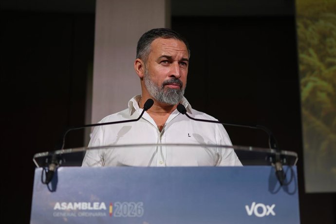 Archivo - El líder de Vox, Santiago Abascal