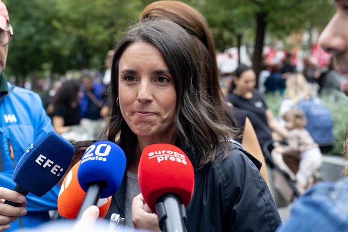 L'eurodiputada i referent electoral de Podem, Irene Montero