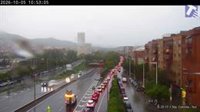 Tallada la ronda de Dalt de Barcelona a Via Júlia i Santa Coloma de Gramenet per inundacions