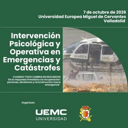 La Guardia Civil y la UEMC abordarán la intervención ante emergencias y catástrofes en una jornada este miércoles