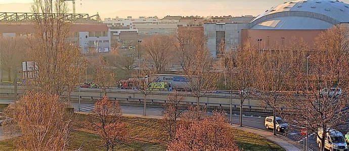 Archivo - Accidente de tráfico en Logroño