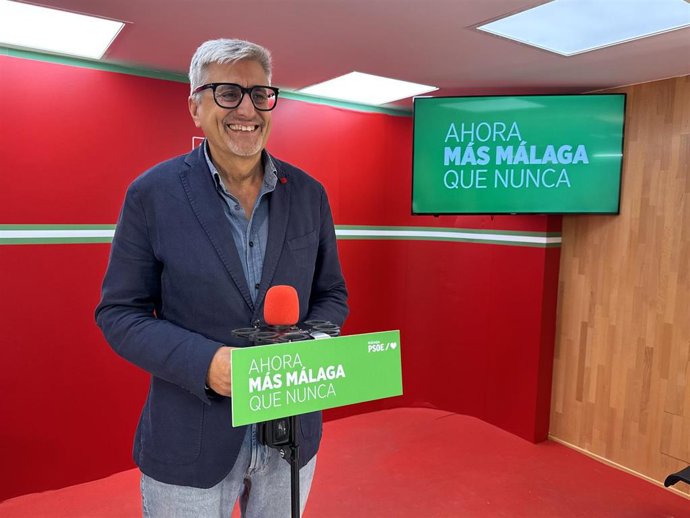 El secretario general del PSOE de Málaga, Josele Aguilar, en una imagen de archivo.