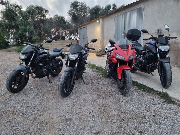 Quatre motos presumptament robades a Vilafranca del Penedès