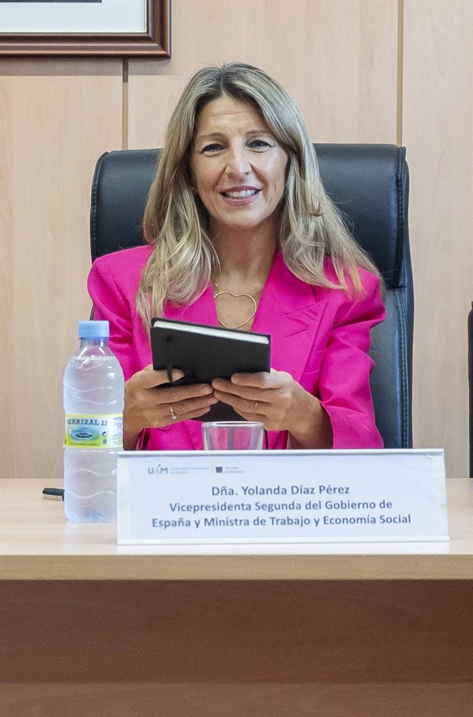 La vicepresidenta segunda del Gobierno y ministra de Trabajo y Economía Social, Yolanda Díaz
