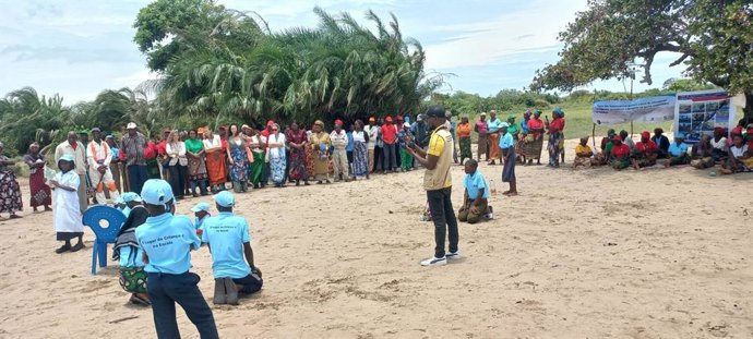 Una de las actividades de uno de los proyectos presentados a las ayudas de Diputación para Cooperación al Desarrollo.