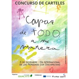 La Asociación IGUAL A TI lanza su concurso de carteles por el Día Internacional de las Personas con Discapacidad