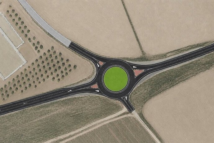 Archivo - Cohesión Territorial licita por 530.226 euros las obras de construcción de la nueva glorieta de Buñuel en la NA-5200 