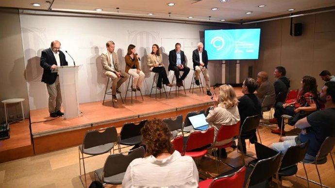 Un momento de la presentación del III Congreso Catalunya Circular, en el Palau Robert de Barcelona