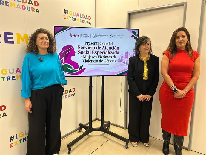 El Instituto de la Mujer de Extremadura presenta el servicio de atención social especializada para mujeres víctimas de violencia de género.