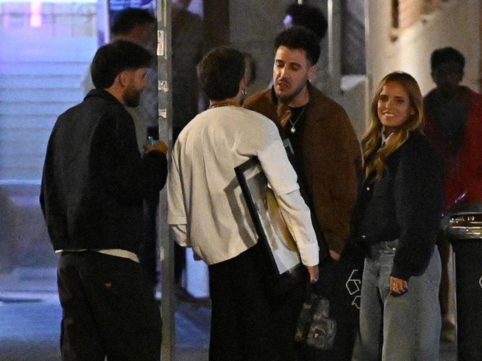 Gloria Camila disfruta de la noche madrileña con su novio Álvaro García