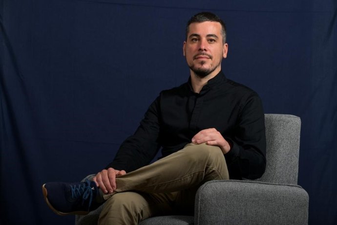 Archivo - El coordiandor degional de Podemos, José Luis García Gascón.