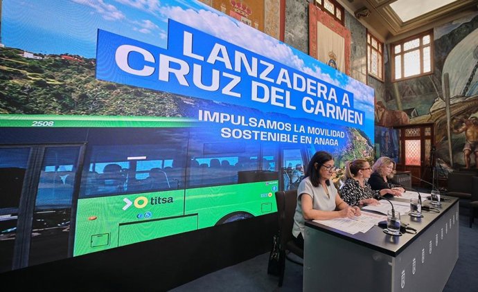 Presentación del balance de actividad de Titsa en los primeros tres años de mandato