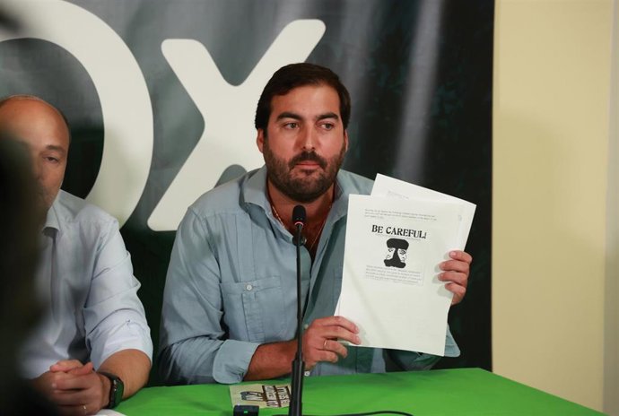 Archivo - El presidente de VOX Sevilla, Javier Navarro, en una imagen de archivo.