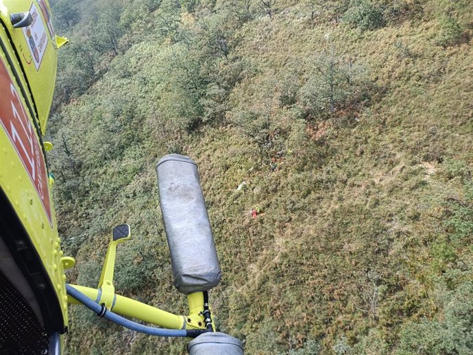 Imagen de la zona del accidente