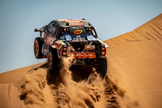 El piloto español de 'rally-raid' Isidre Esteve (Repsol Toyota Rally Team), en el Rally de Marruecos 2026.