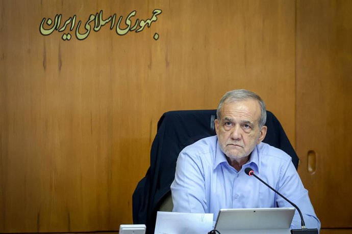 El presidente de Irán, Masud Pezeshkian.
