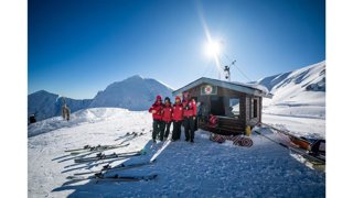 Pisters socorristes a Vallter (Girona)