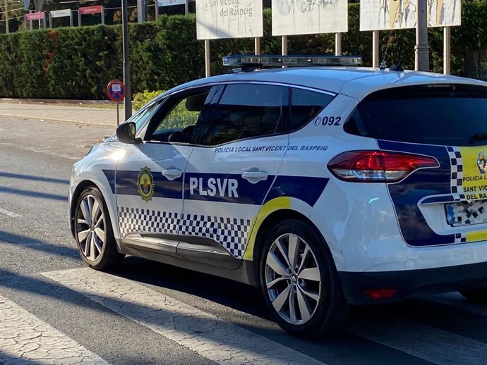 Archivo - Arxiu - Imatge d'arxiu d'un cotxe de la Policia Local de Sant Vicent del Raspeig 