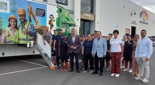 Participantes en la jornada del programa Segurito Empresa celebrada en las instalaciones de Eurosol SAT en Vícar (Almería).