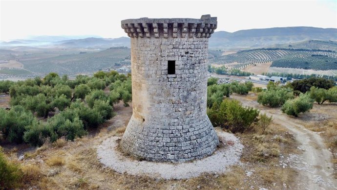 Atalaya sobre la que se ha intervenido