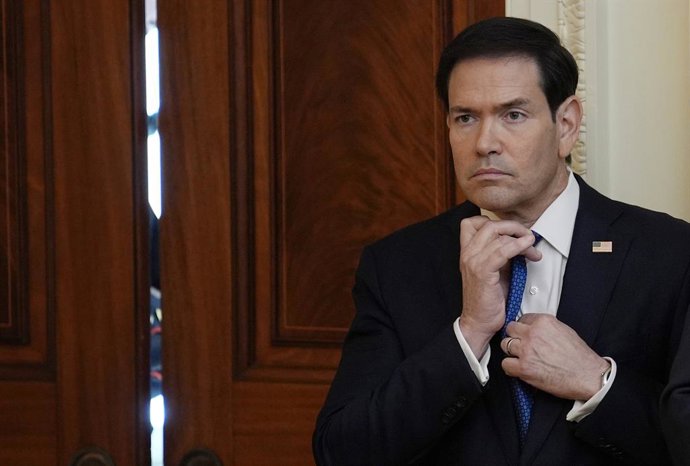 September 30, 2026, Washington, District Of Columbia, USA: United States Secretary of State Marco Rubio attends the Hispanic Heritage Month Celebration in the East Room of the White House in Washington, DC, USA, Wednesday, September 30, 2026