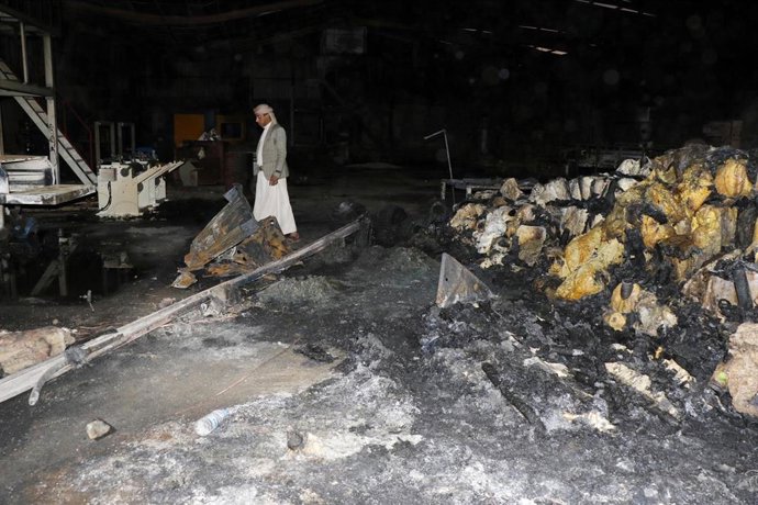 Bombardeo saudí en Saná, Yemen