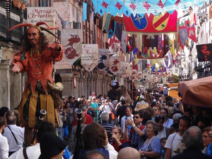 El Mercado Cervantino devolverá Alcalá al Siglo de Oro del 8 al 12 de octubre con cerca de 400 puestos