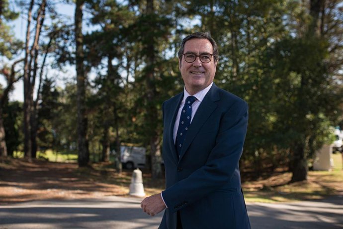 El presidente de la CEOE, Antonio Garamendi