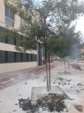 Foto: Un operario de limpieza resulta ileso tras la explosión de un generador que trataba de arrancar en Tudela