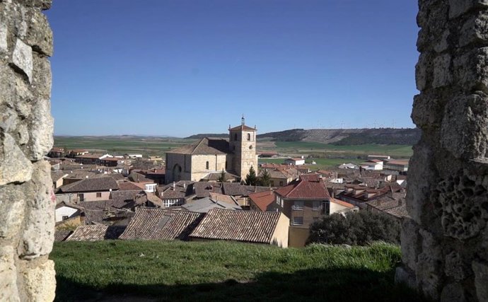 Vista de la localidad palentina de Astudillo.