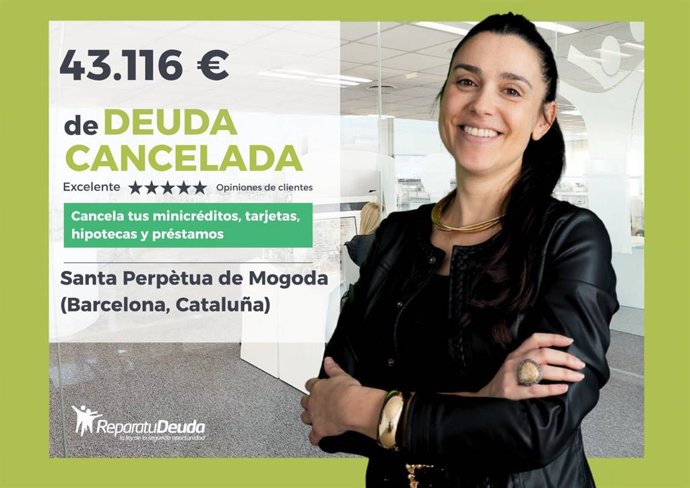 Un matrimonio supera 43.116 € de deuda con Repara tu Deuda en Santa Perpètua de Mogoda (Barcelona, Cataluña)