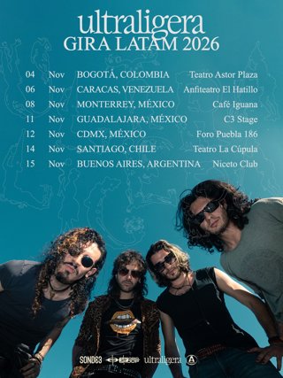 Ultraligera inicia el próximo 4 de noviembre en Bogotá su gira latinoamericana
