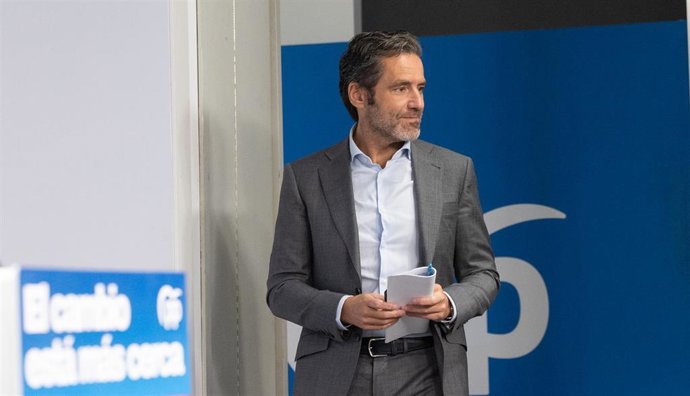 El portavoz y vicesecretario de Cultura y Deporte del Partido Popular, Borja Sémper