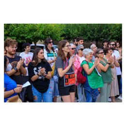 Protesta de la PAH contra los desahucios/Archivo
