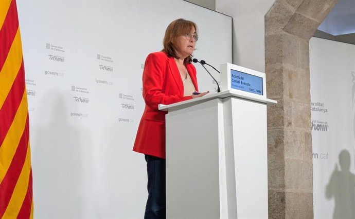 La consellera de Territorio, Vivienda y Transición Ecológica de la Generalitat y portavoz del Govern, Sílvia Paneque