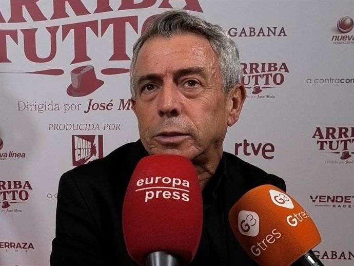 José Luis López 'El Turronero' en el estreno de la nueva película de José Mota, 'Arriba tutto'
