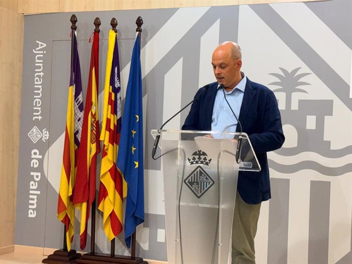 El regidor de Urbanismo, Vivienda y Proyectos Estratégicos del Ayuntamiento de Palma, Óscar Fidalgo